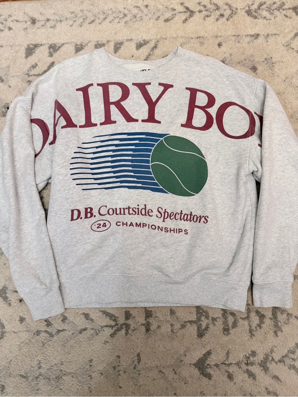 Rare Dairy Boy Courtside Spectator Crewneck (see note ) - Picture 2 of 7